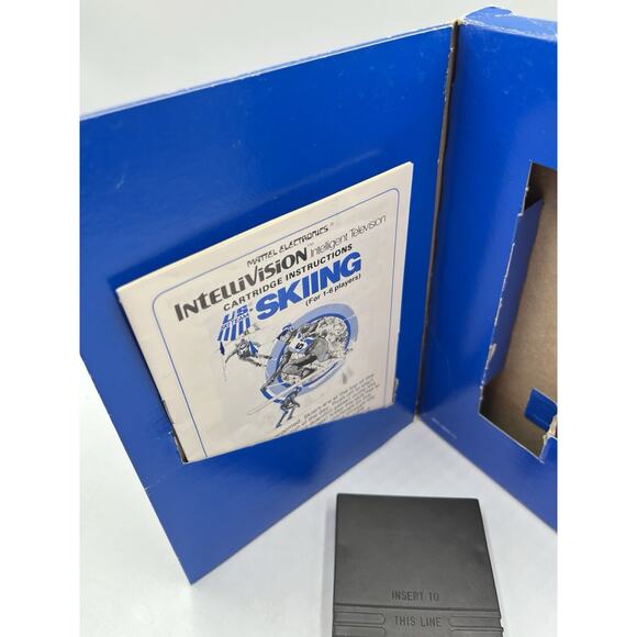 Skiing By Mattel Electronics Intellivision Game, Box, & Manual - Picture 7 of 9